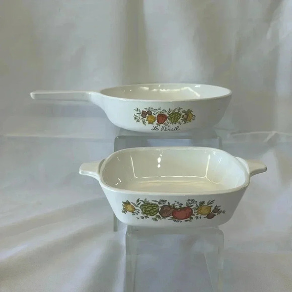 Vintage Corning Ware Le Persil Spice Of Life Bakeware Dishes P-83-B P-41-B - Picture 1 of 8
